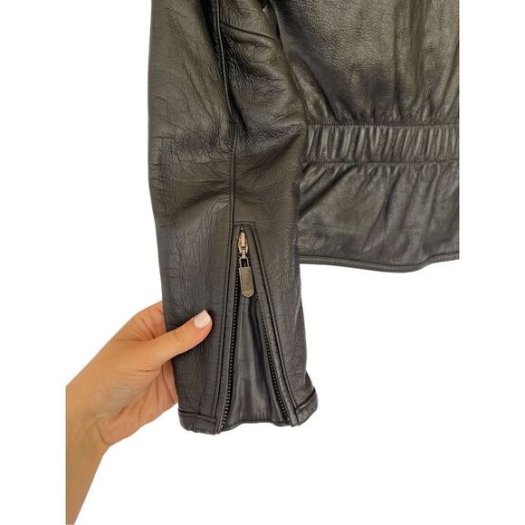 Harley Davidson Womens Riding Suit Leather Motorcycle Jacket & Pants Set Medium - Picture 7 of 16